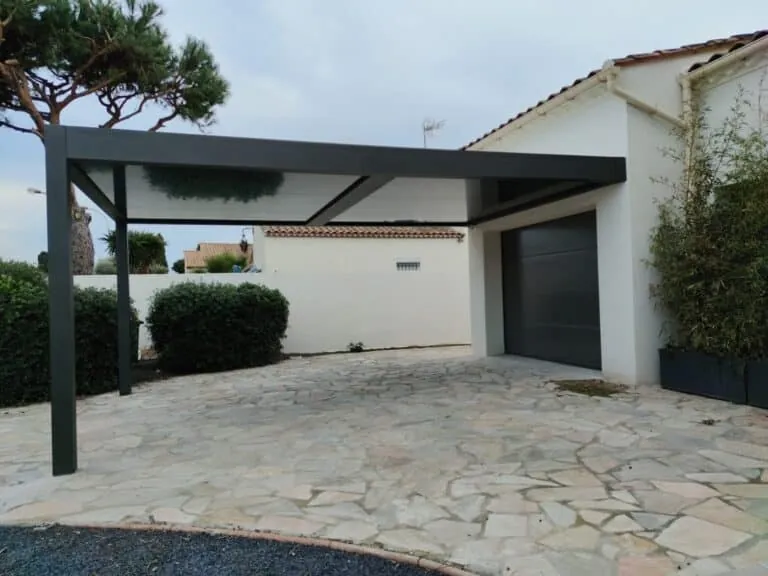 Carport aluminium simple